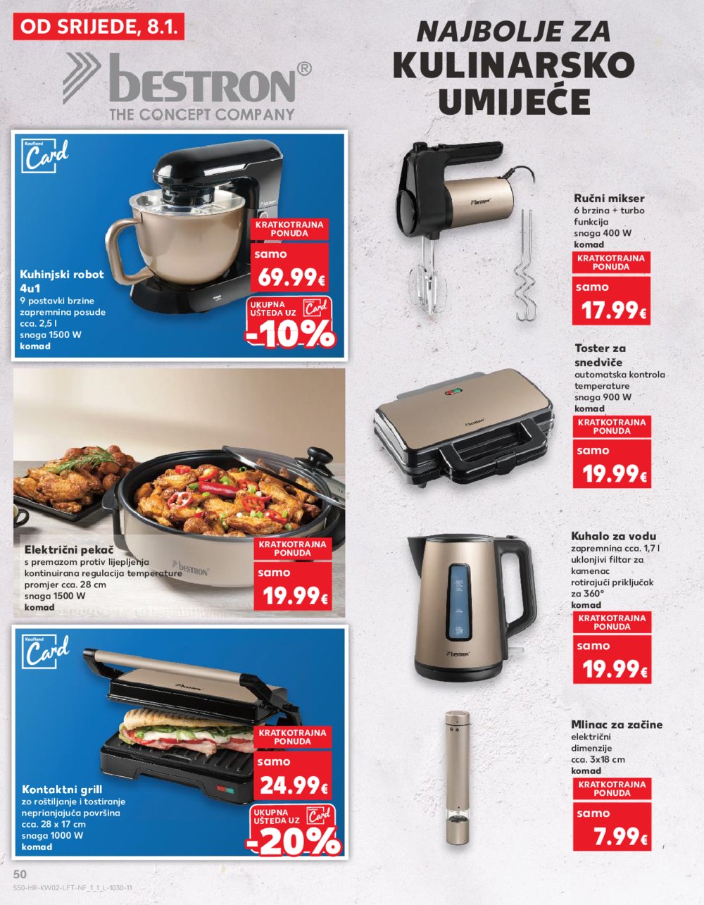 Kaufland katalog Akcija 08.01.-14.01.2025. Odabrane poslovnice