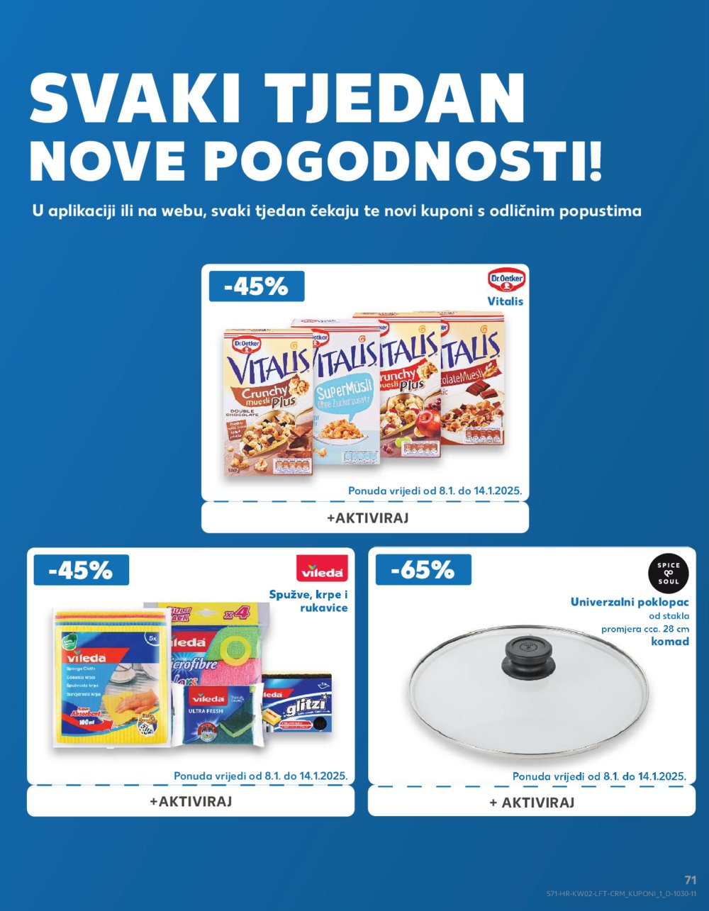 Kaufland katalog Akcija 08.01.-14.01.2025. Odabrane poslovnice