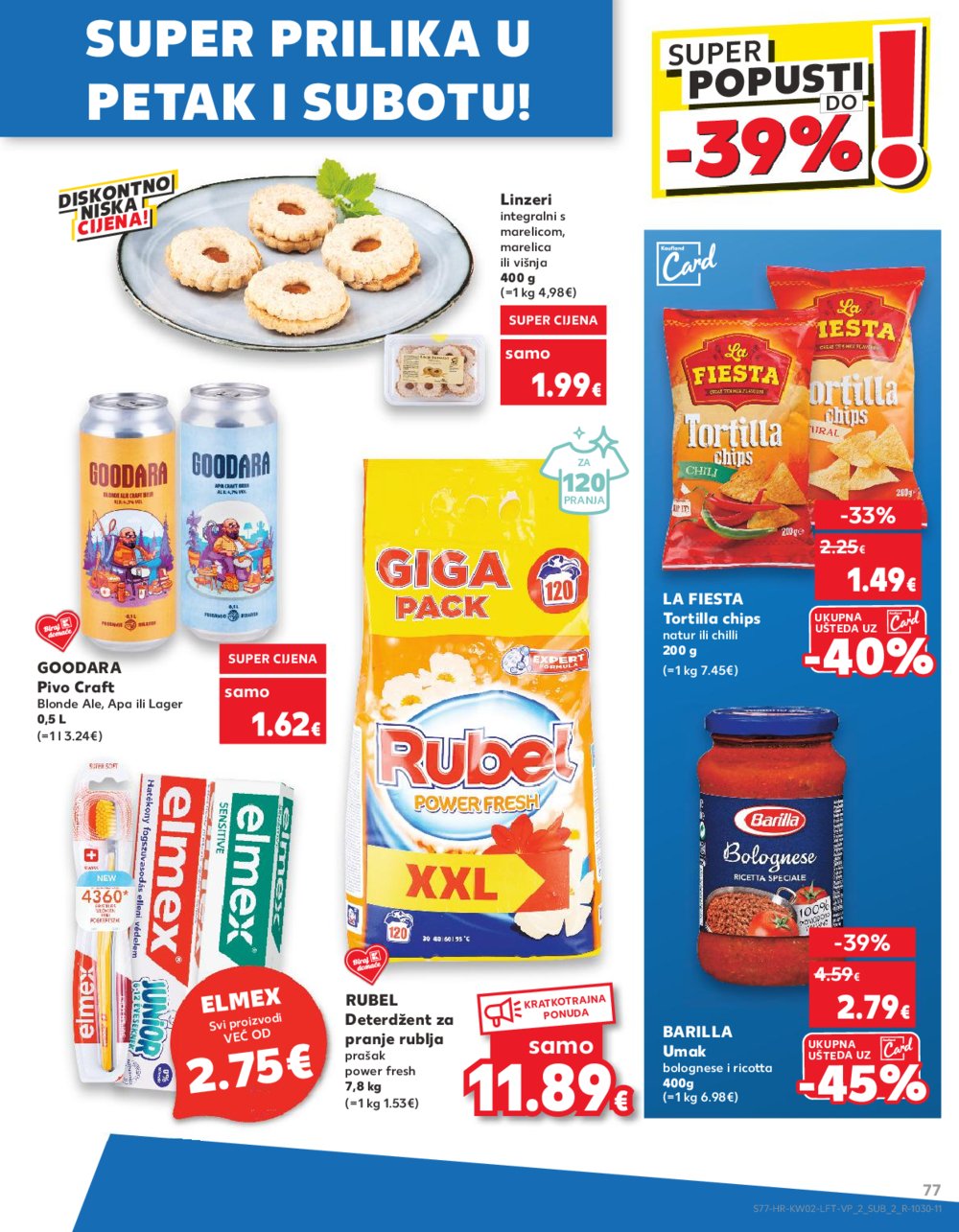 Kaufland katalog Akcija 08.01.-14.01.2025. Odabrane poslovnice