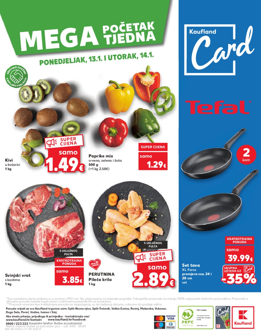 Kaufland katalog Akcija 08.01.-14.01.2025. Odabrane poslovnice