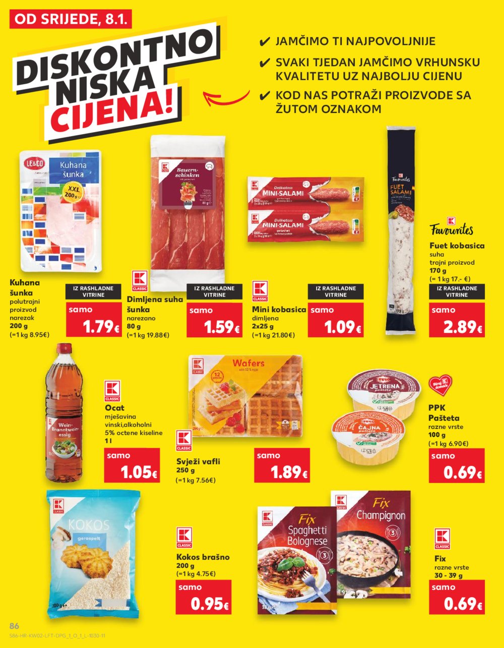 Kaufland katalog Akcija 08.01.-14.01.2025. Odabrane poslovnice