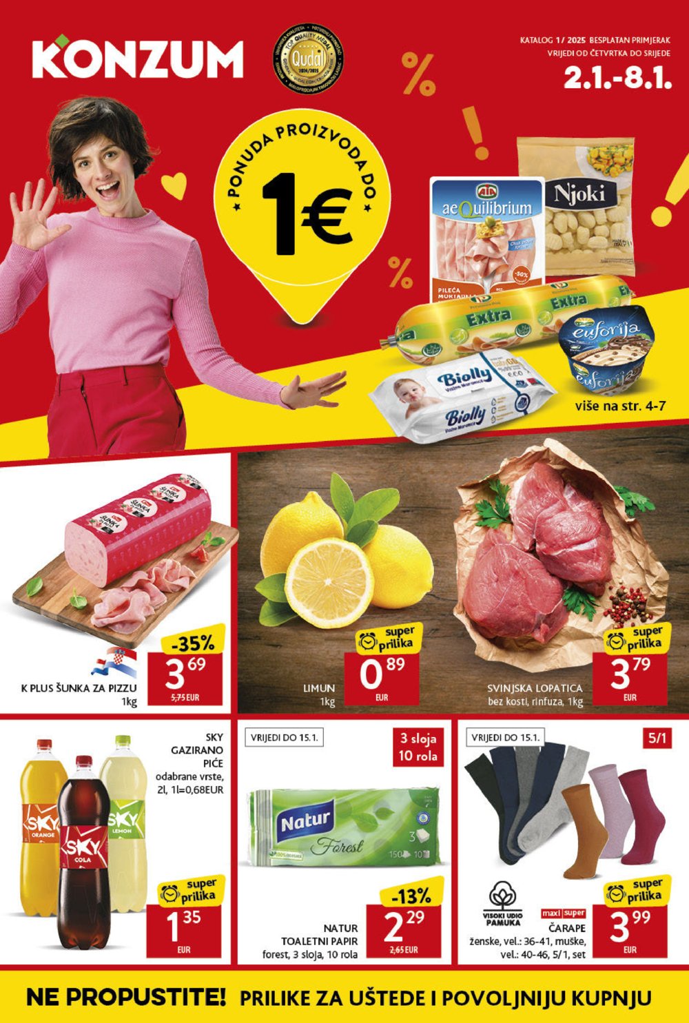 Konzum katalog Akcija 02.01.-08.01.2025.