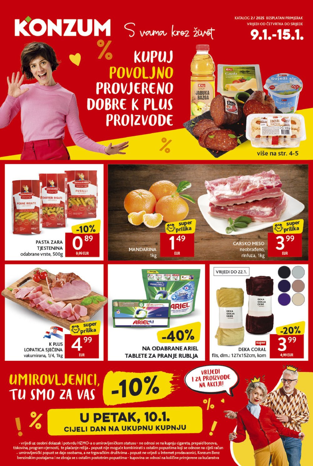 Konzum katalog Akcija 09.01.-15.01.2025.