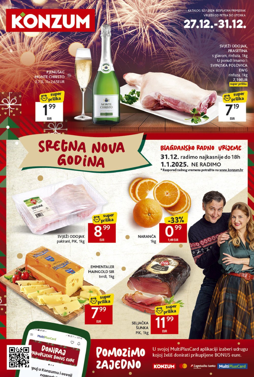 Konzum katalog Akcija 27.12.-31.12.2024.