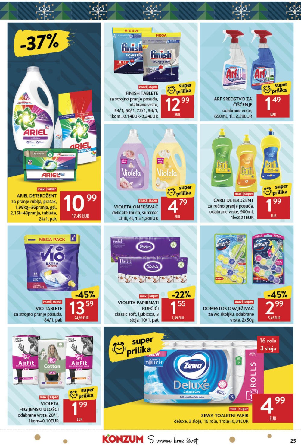 Konzum katalog Akcija 27.12.-31.12.2024.