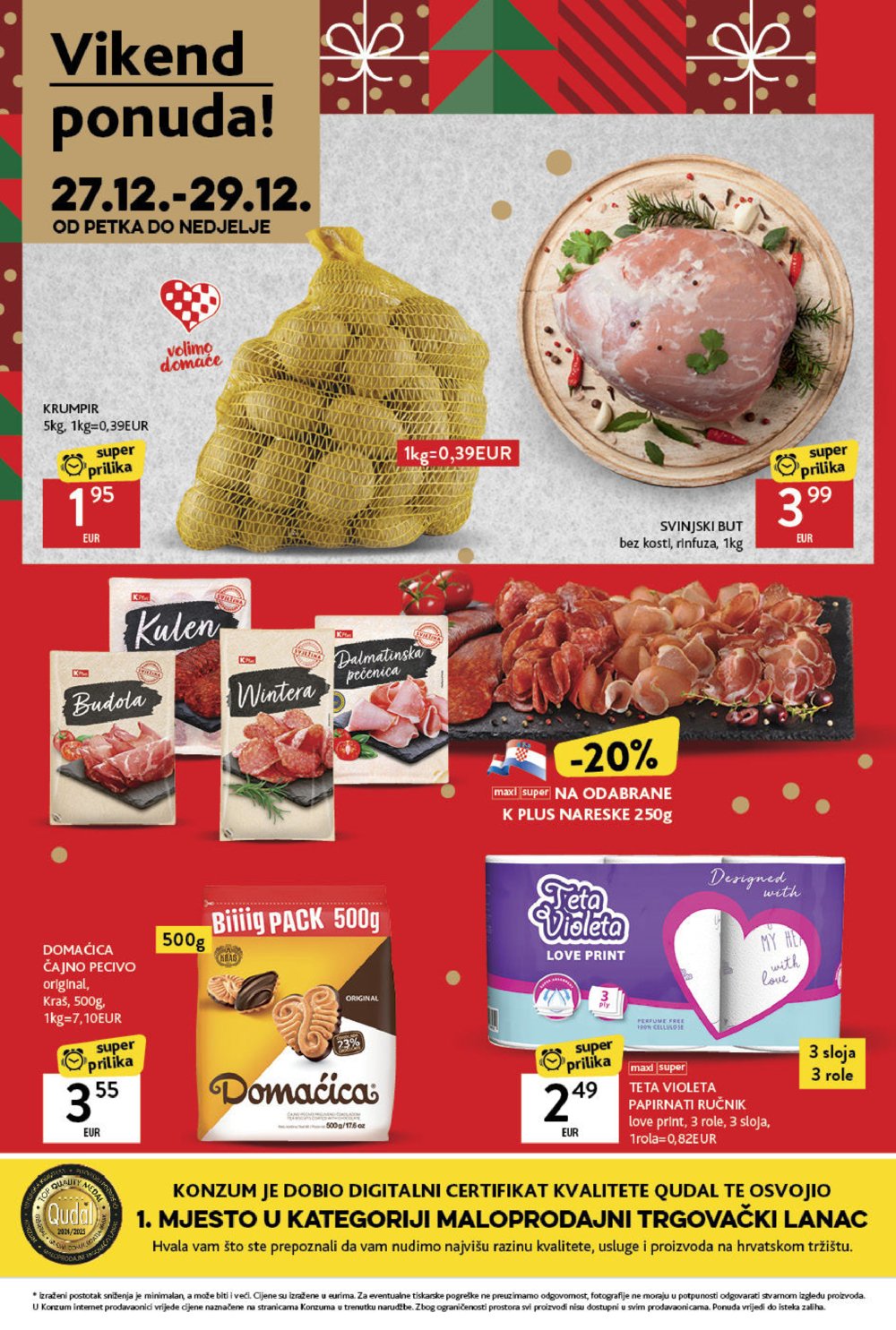 Konzum katalog Akcija 27.12.-31.12.2024.