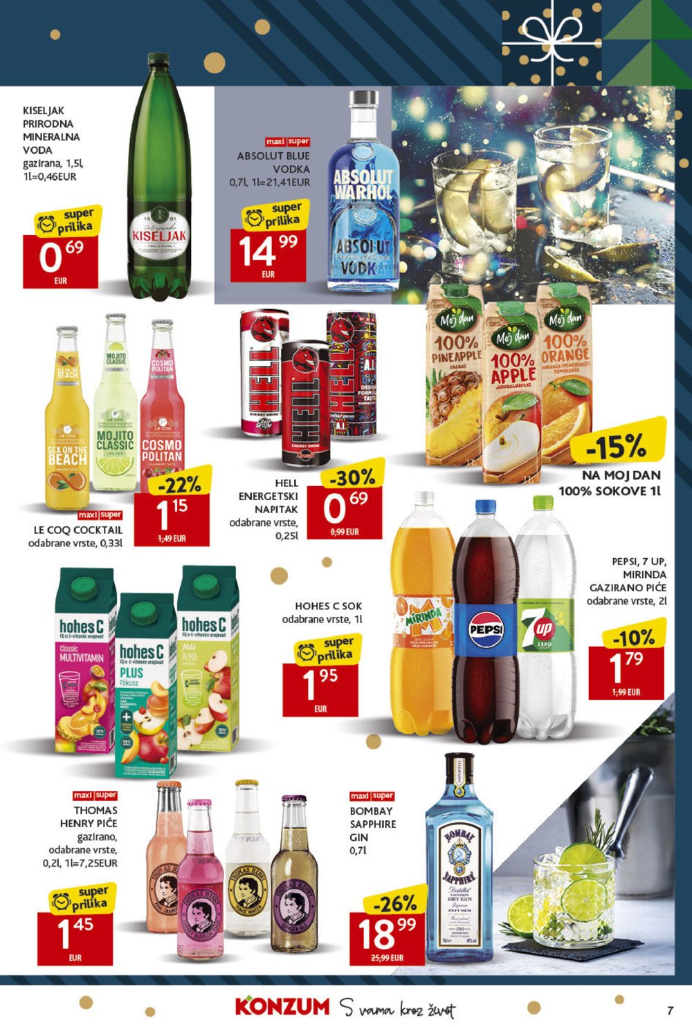 Konzum katalog Akcija 27.12.-31.12.2024.