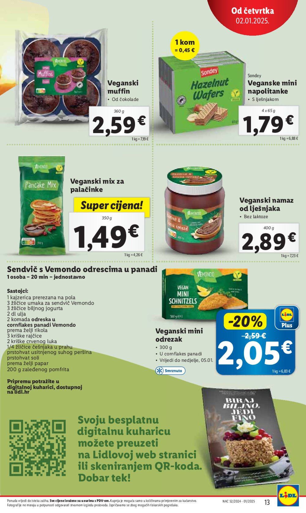 Lidl super ponuda od četvrtka 02.01.-05.01.2025.