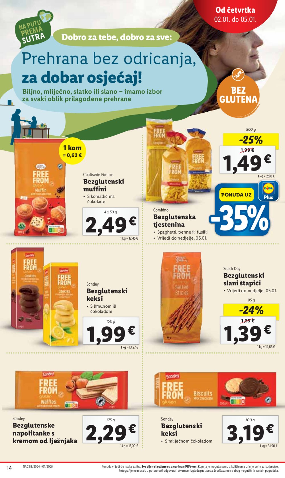 Lidl super ponuda od četvrtka 02.01.-05.01.2025.