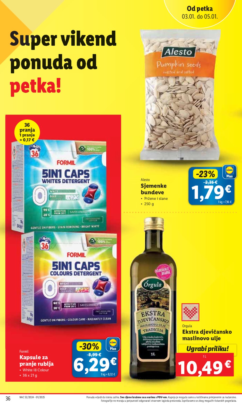 Lidl super ponuda od četvrtka 02.01.-05.01.2025.