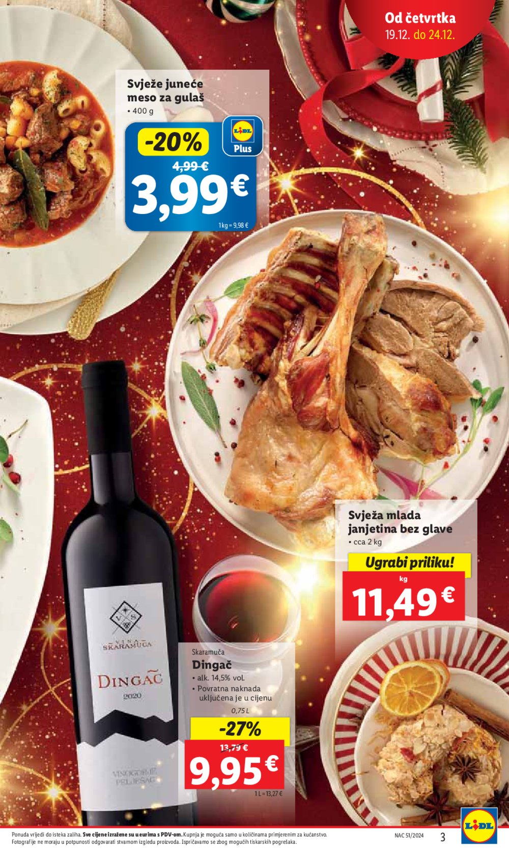 Lidl super ponuda od četvrtka 19.12.-24.12.2024.