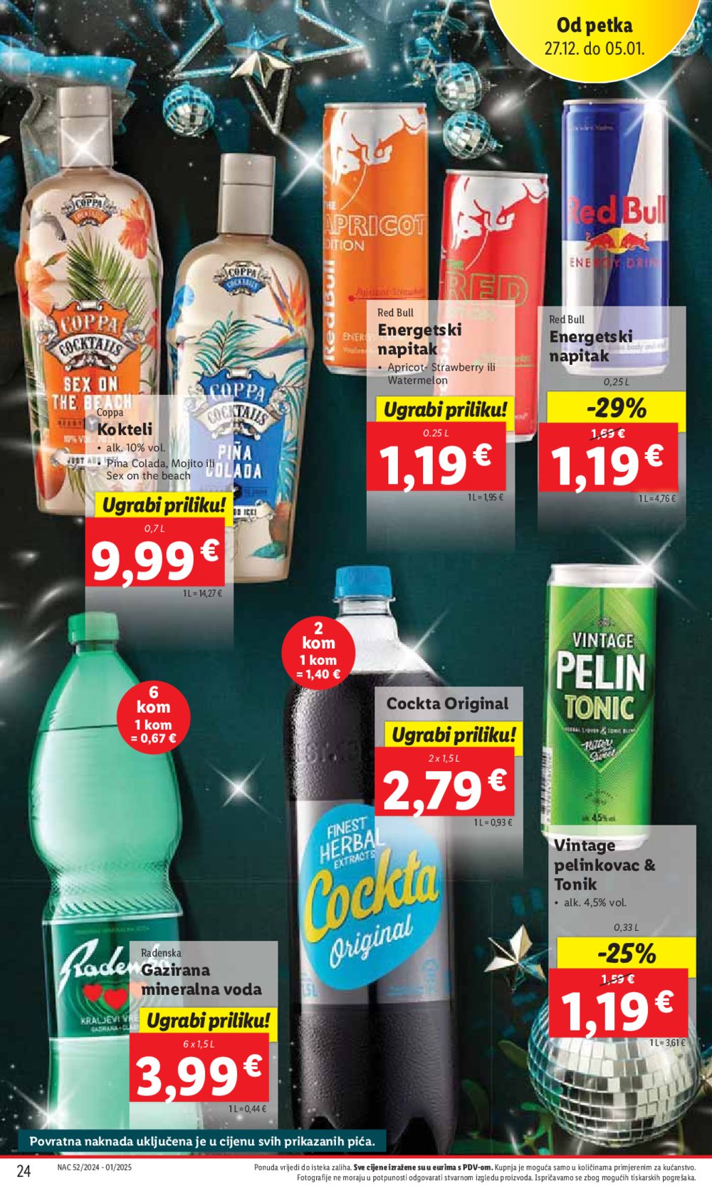 Lidl super ponuda od petka 27.12.-05.01.2025.