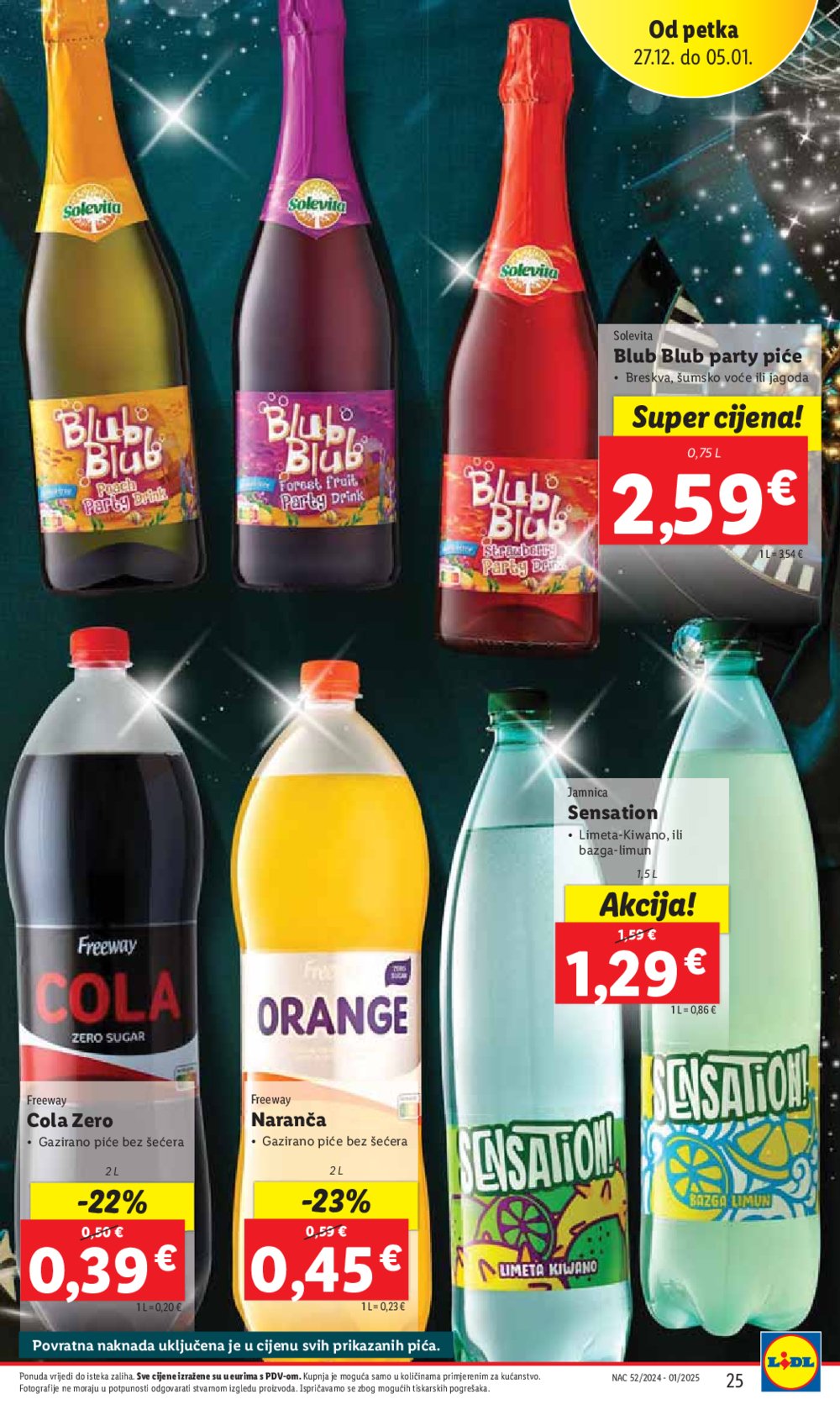 Lidl super ponuda od petka 27.12.-05.01.2025.