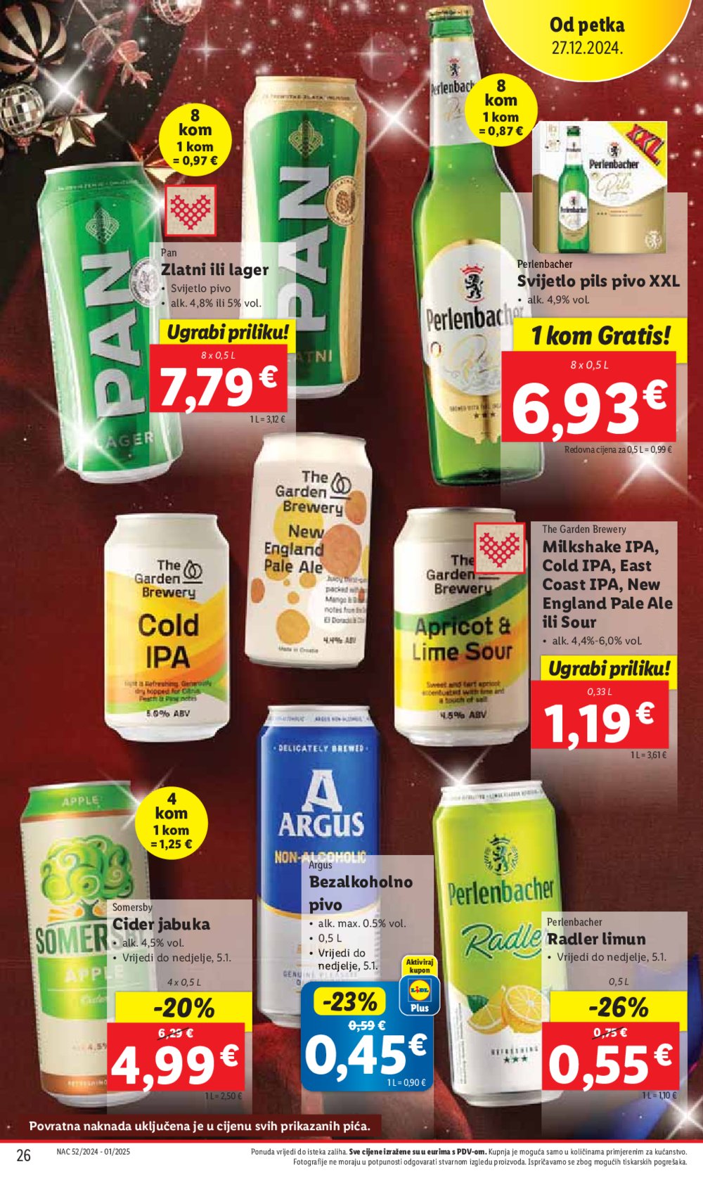 Lidl super ponuda od petka 27.12.-05.01.2025.