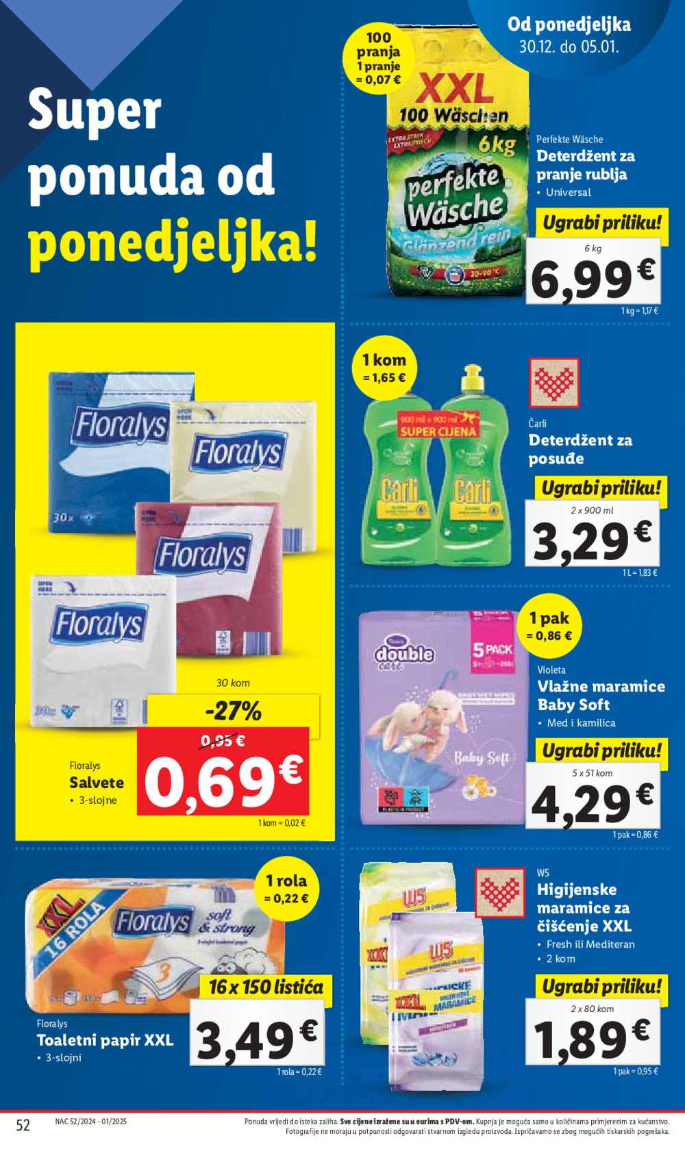 Lidl super ponuda od petka 27.12.-05.01.2025.