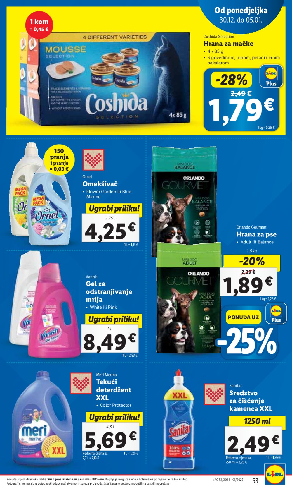 Lidl super ponuda od petka 27.12.-05.01.2025.