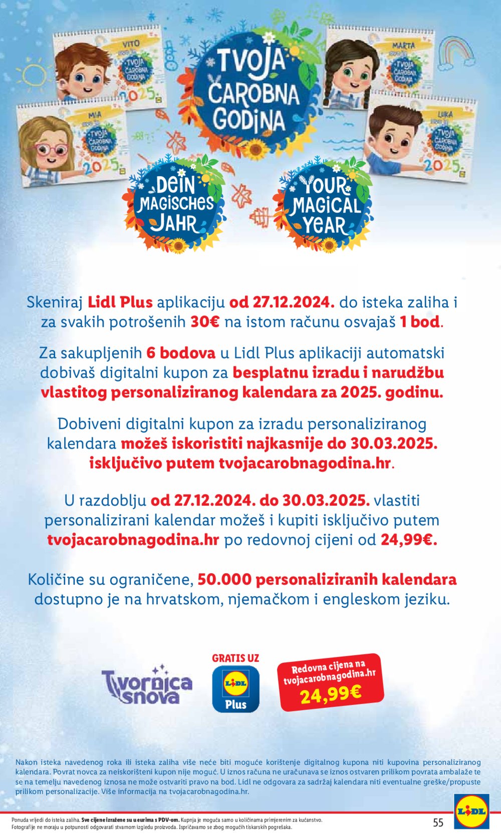 Lidl super ponuda od petka 27.12.-05.01.2025.