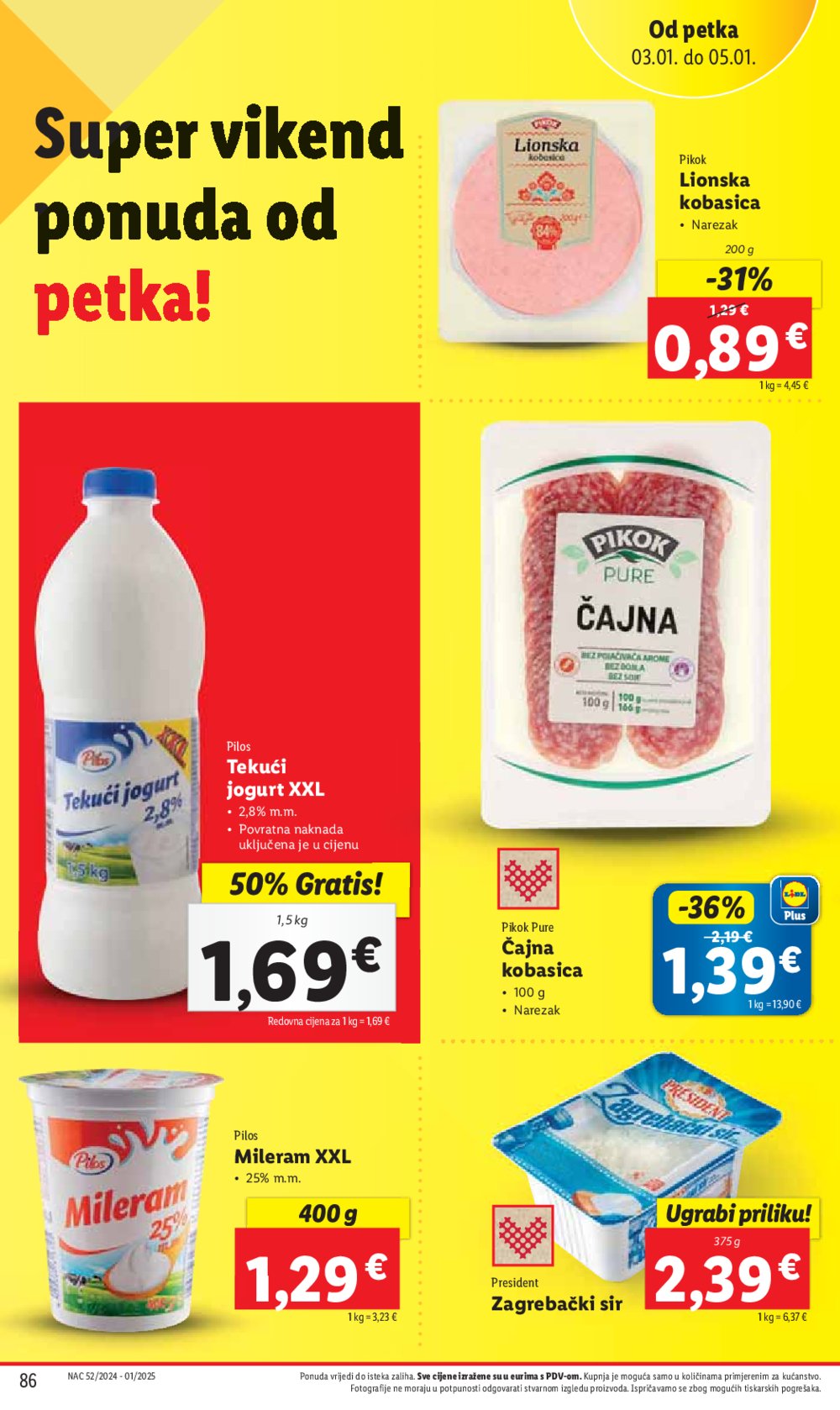 Lidl super ponuda od petka 27.12.-05.01.2025.