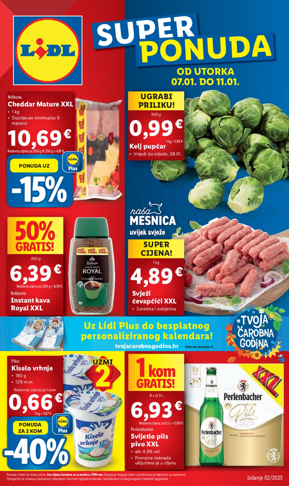 Lidl super ponuda utorka 07.01.-11.01.2025.