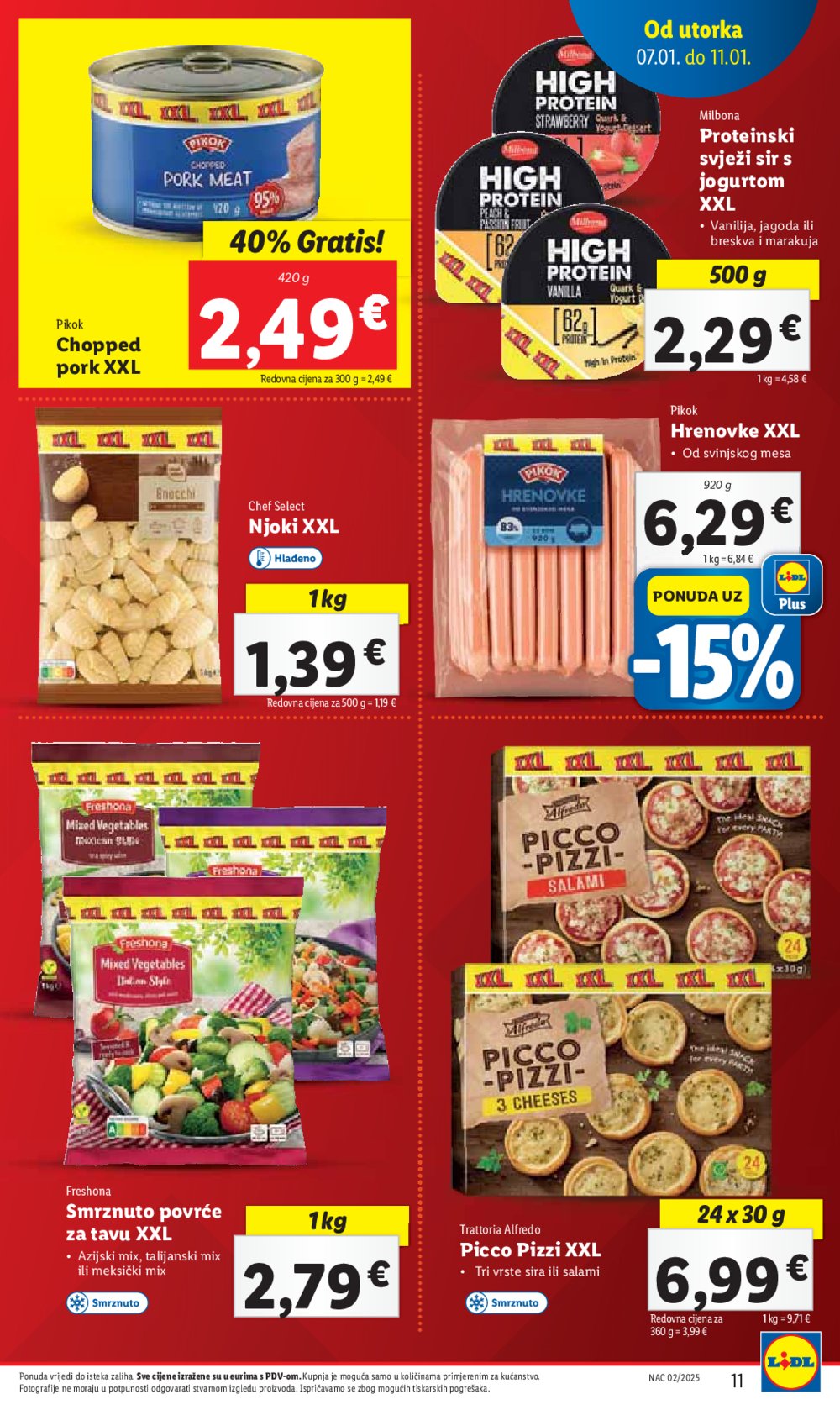 Lidl super ponuda utorka 07.01.-11.01.2025.