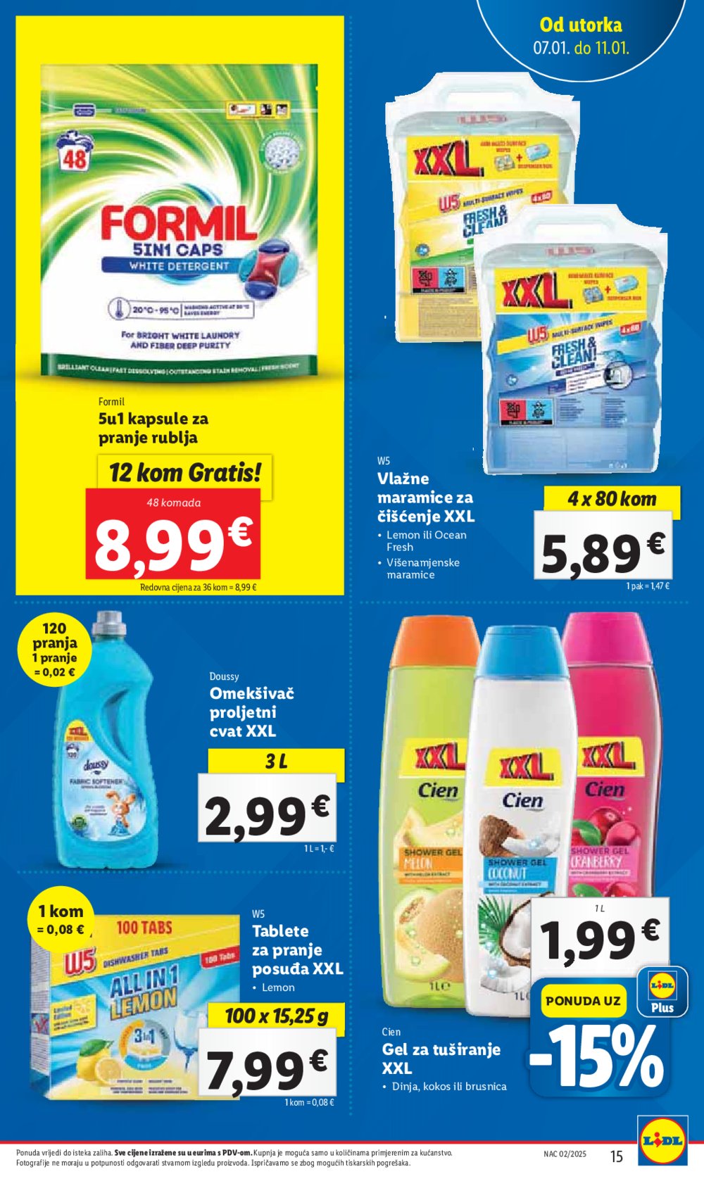 Lidl super ponuda utorka 07.01.-11.01.2025.