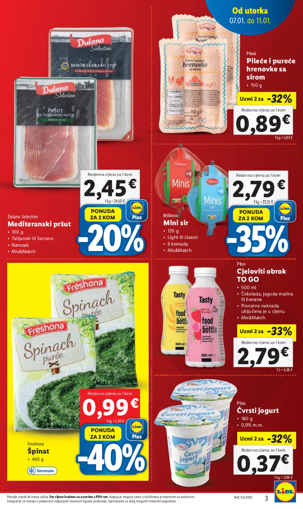 Lidl super ponuda utorka 07.01.-11.01.2025.