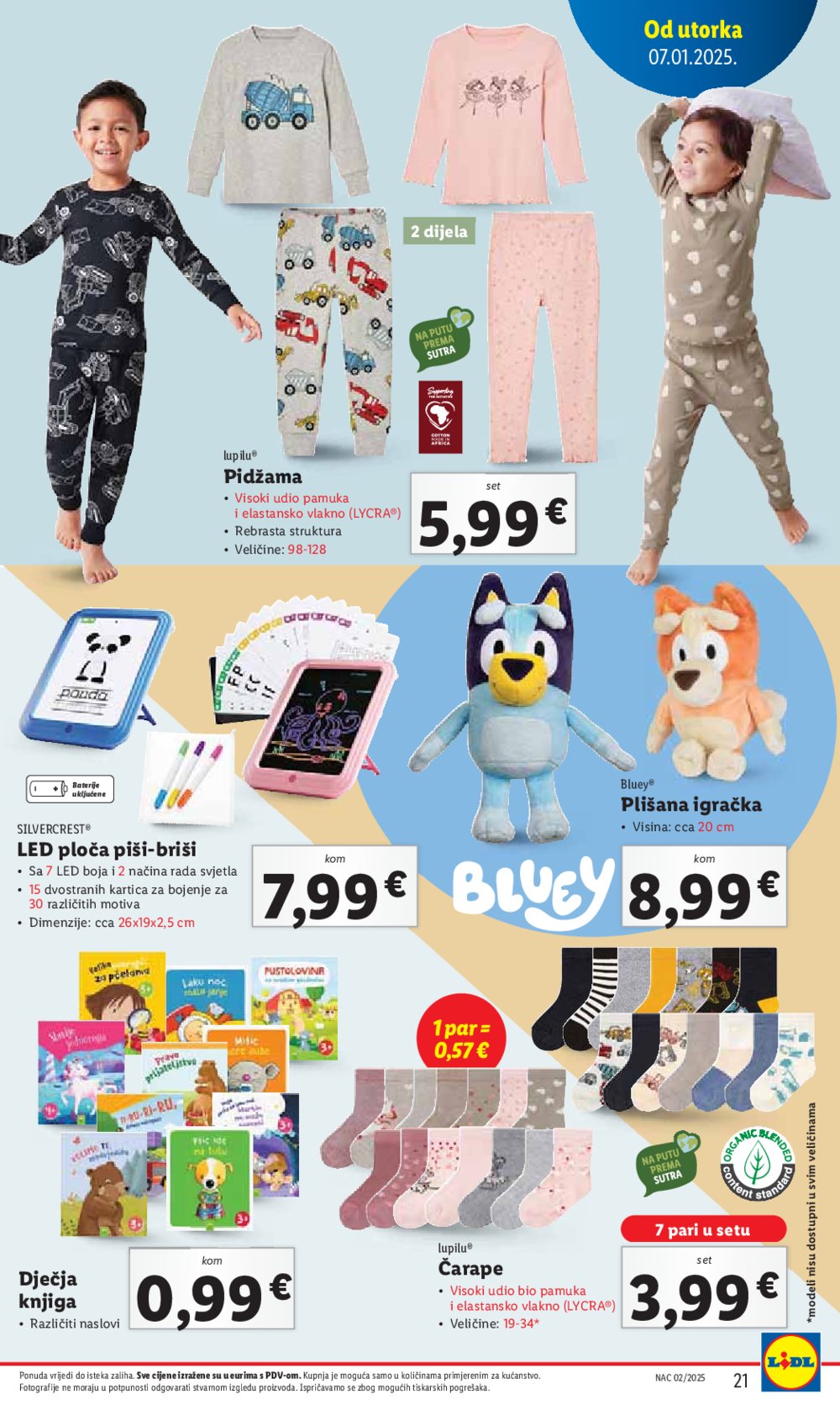 Lidl super ponuda utorka 07.01.-11.01.2025.