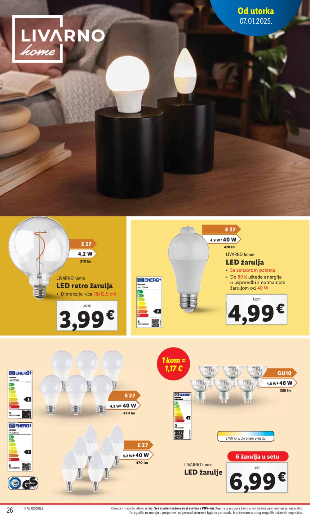 Lidl super ponuda utorka 07.01.-11.01.2025.