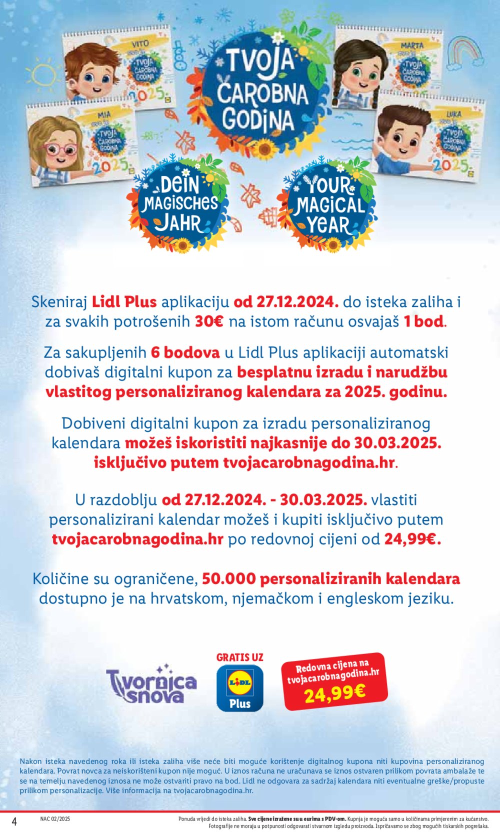 Lidl super ponuda utorka 07.01.-11.01.2025.