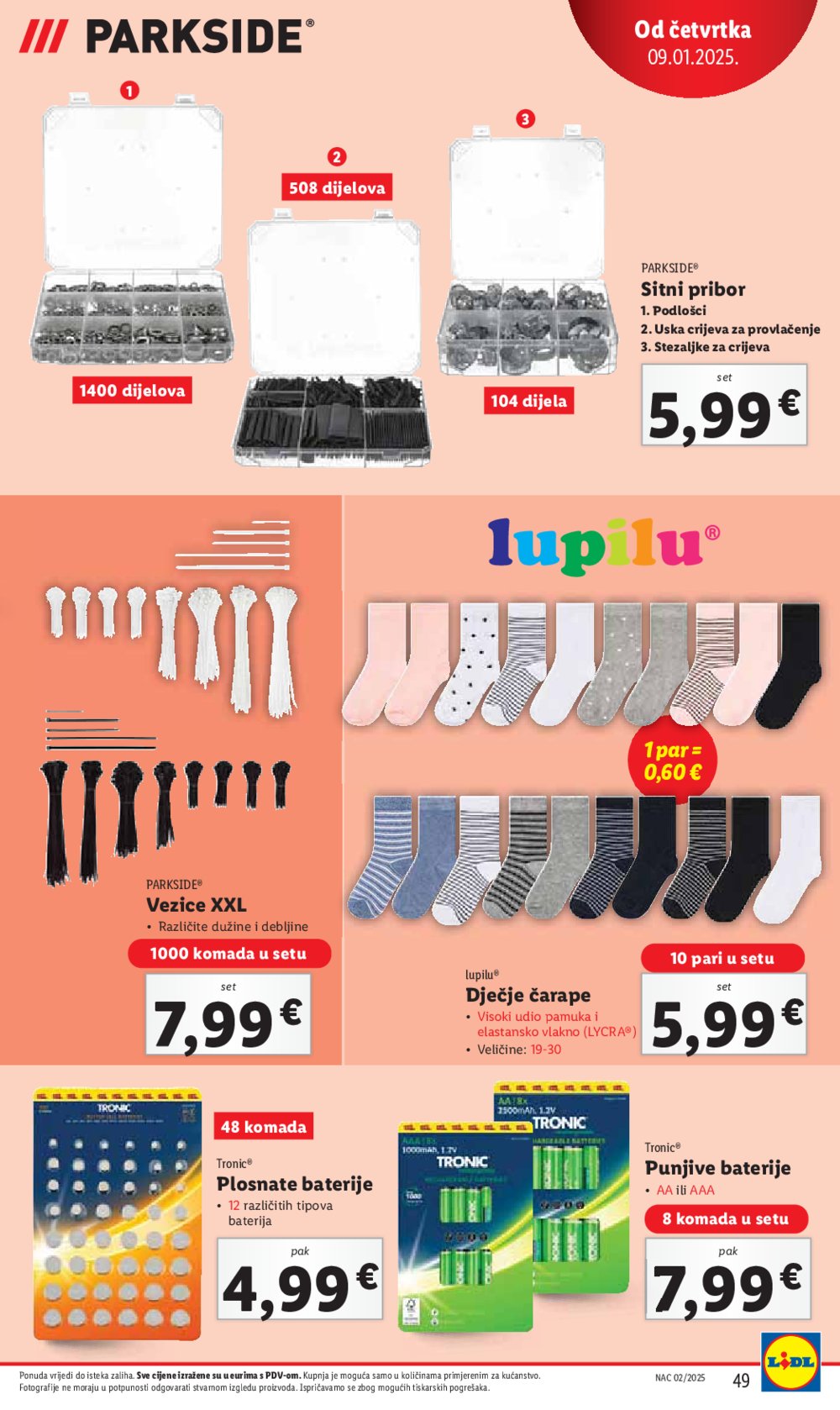 Lidl super ponuda utorka 07.01.-11.01.2025.