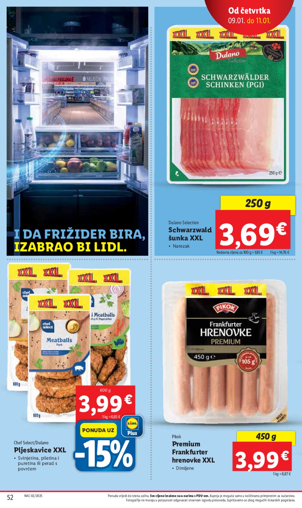 Lidl super ponuda utorka 07.01.-11.01.2025.