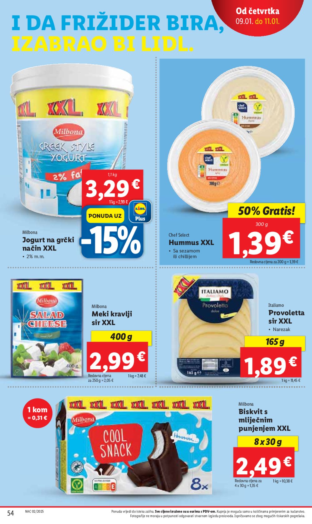 Lidl super ponuda utorka 07.01.-11.01.2025.