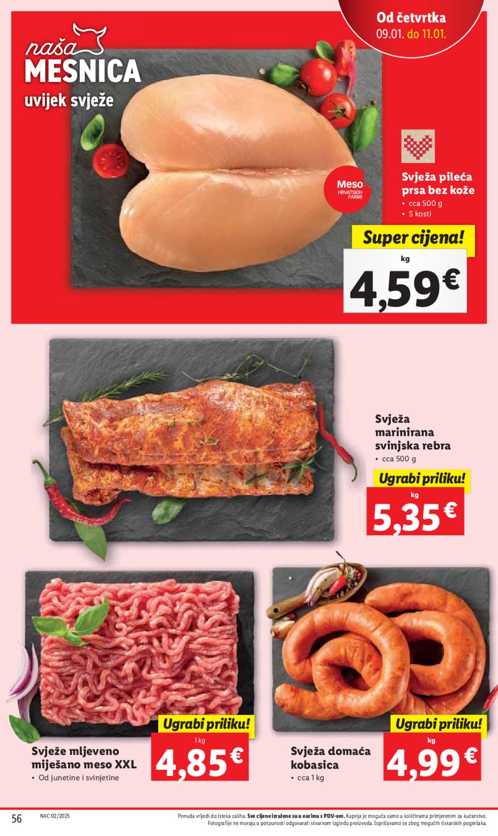 Lidl super ponuda utorka 07.01.-11.01.2025.