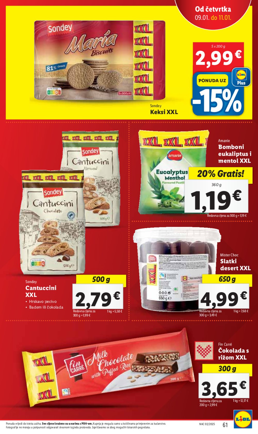 Lidl super ponuda utorka 07.01.-11.01.2025.