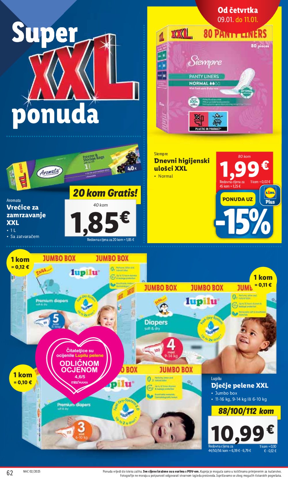 Lidl super ponuda utorka 07.01.-11.01.2025.