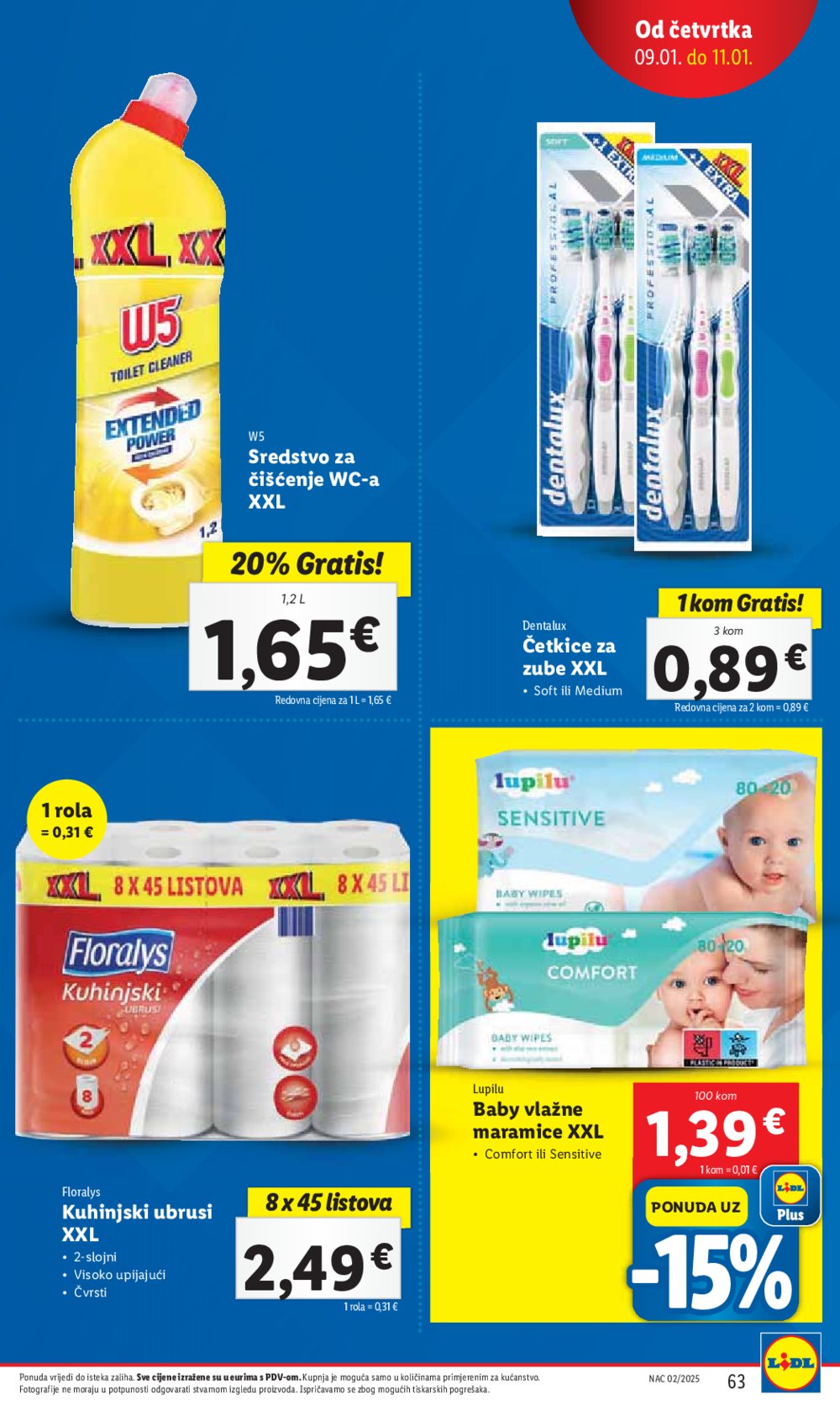 Lidl super ponuda utorka 07.01.-11.01.2025.