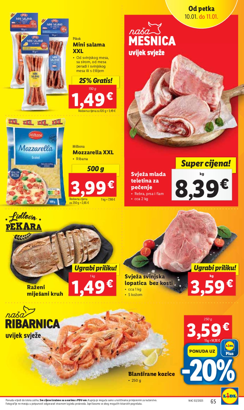 Lidl super ponuda utorka 07.01.-11.01.2025.