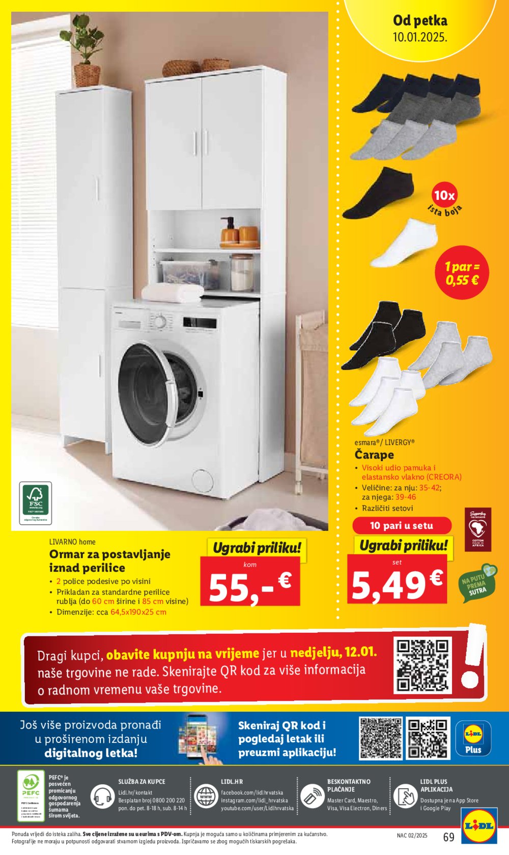 Lidl super ponuda utorka 07.01.-11.01.2025.