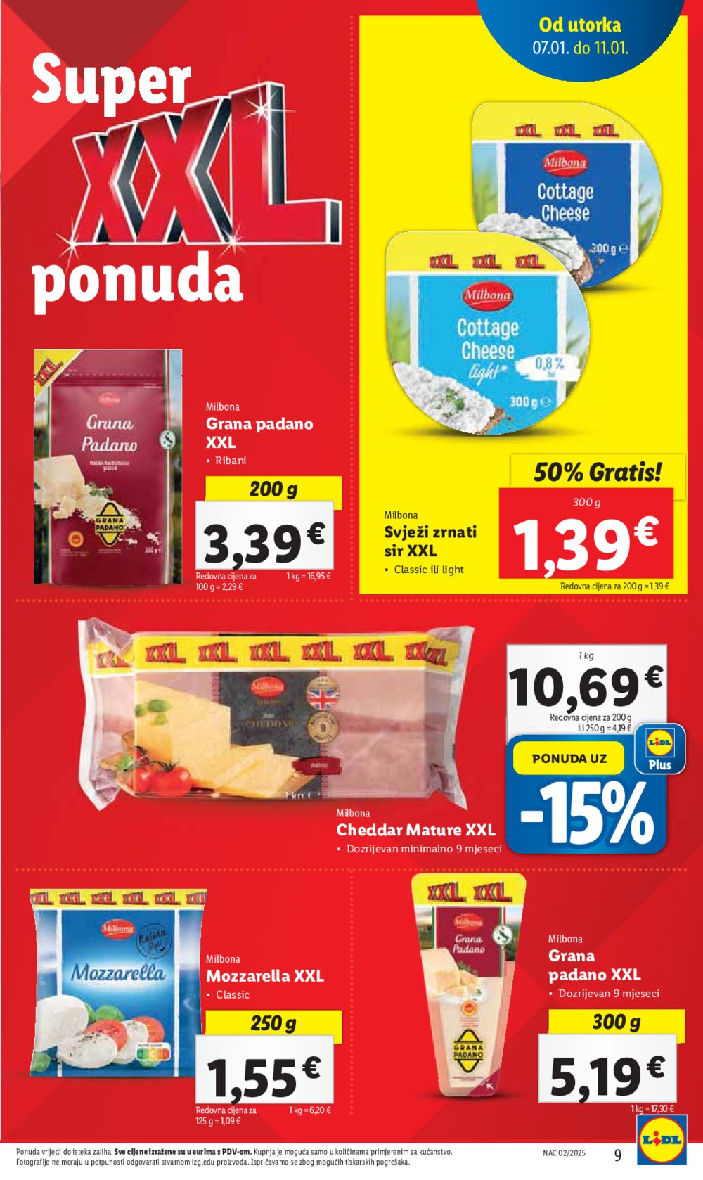 Lidl super ponuda utorka 07.01.-11.01.2025.