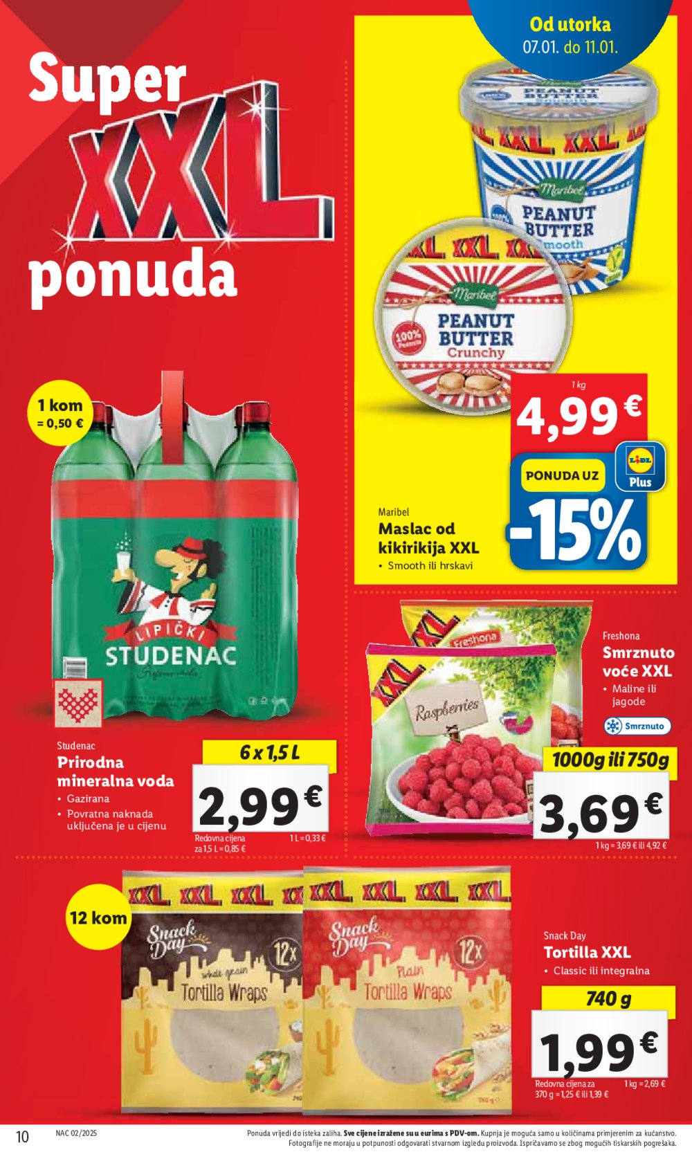 Lidl super ponuda utorka 07.01.-11.01.2025.