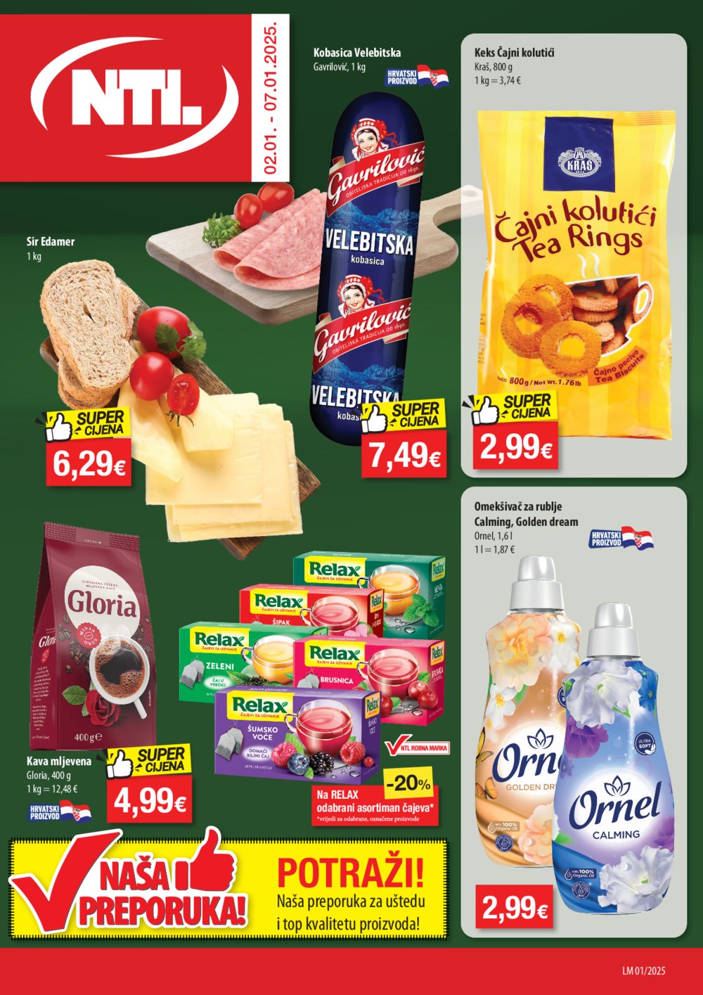 NTL Katalog Akcija 02.01.-07.01.2025. Sjever