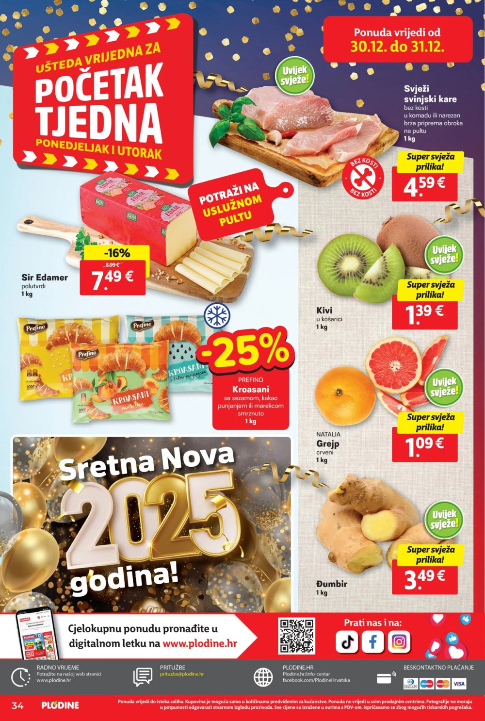 Plodine katalog Akcija 27.12.-31.12.2024.