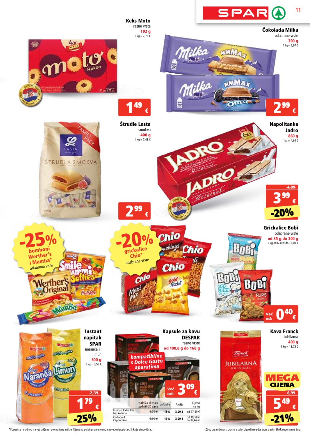 SPAR katalog Akcija 02.01.- 07.01. 2025.