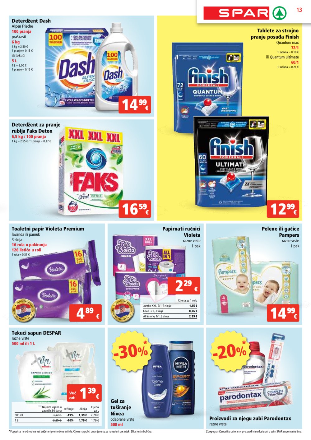 SPAR katalog Akcija 02.01.- 07.01. 2025.