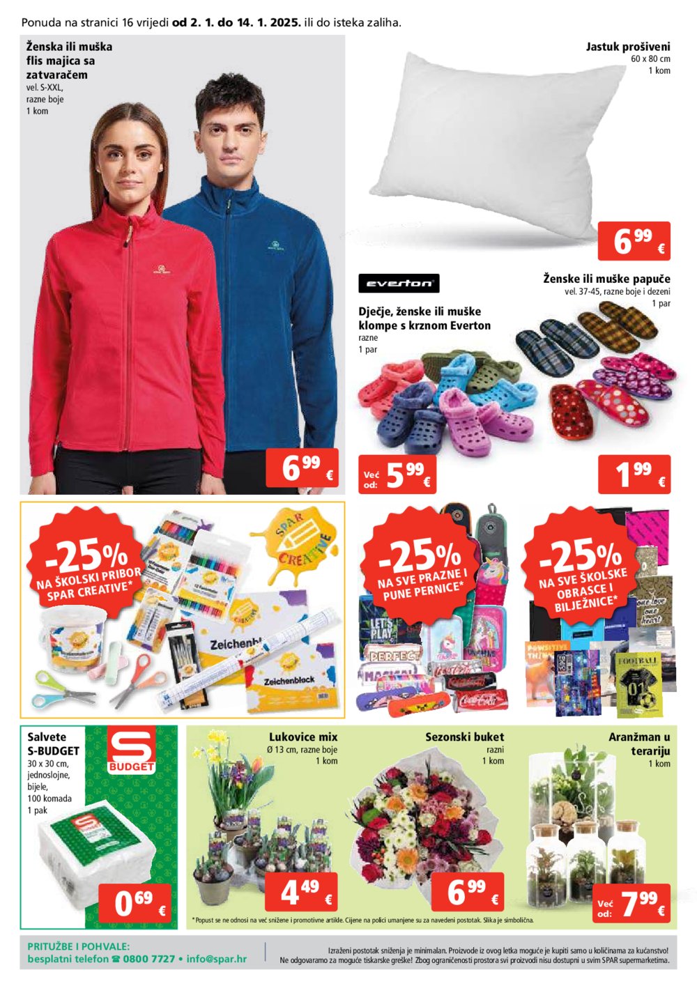 SPAR katalog Akcija 02.01.- 07.01. 2025.