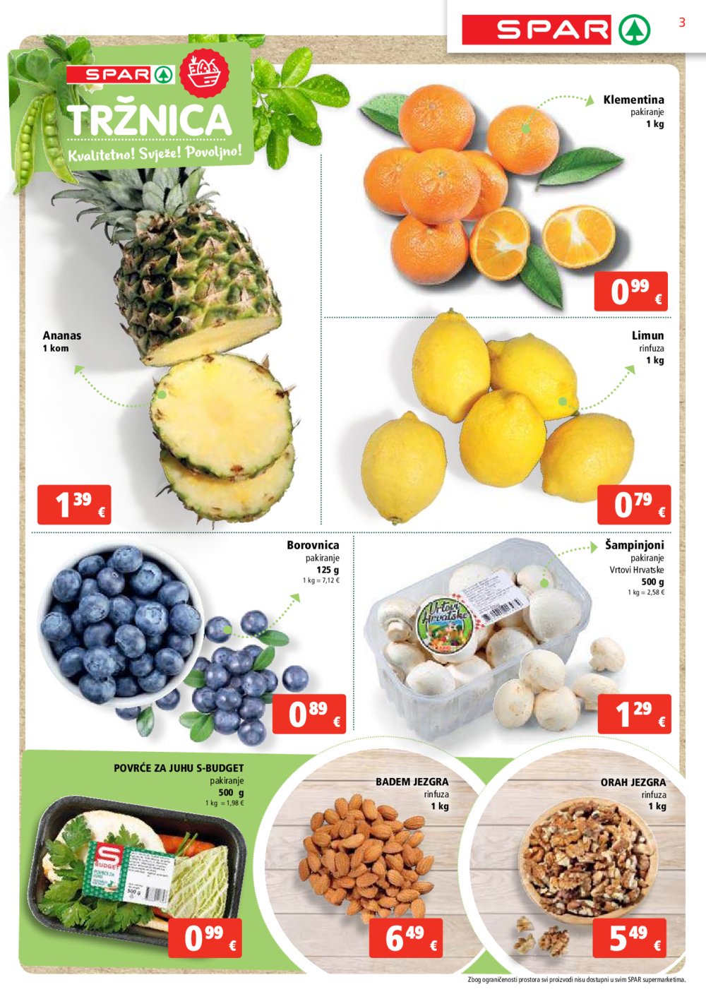 SPAR katalog Akcija 02.01.- 07.01. 2025.