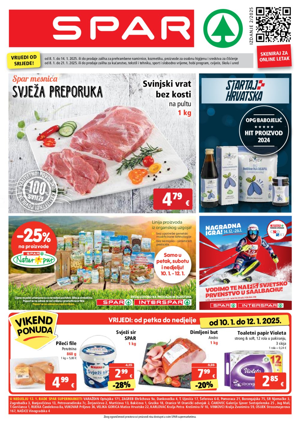 SPAR katalog Akcija 08.01.- 14.01. 2025.