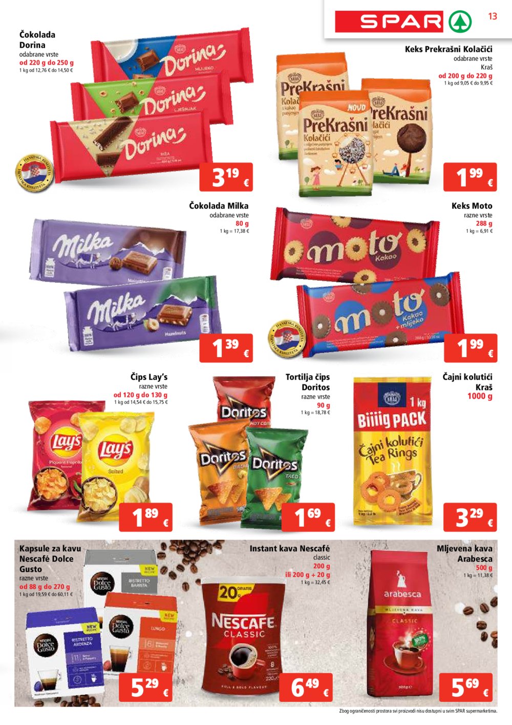 SPAR katalog Akcija 08.01.- 14.01. 2025.