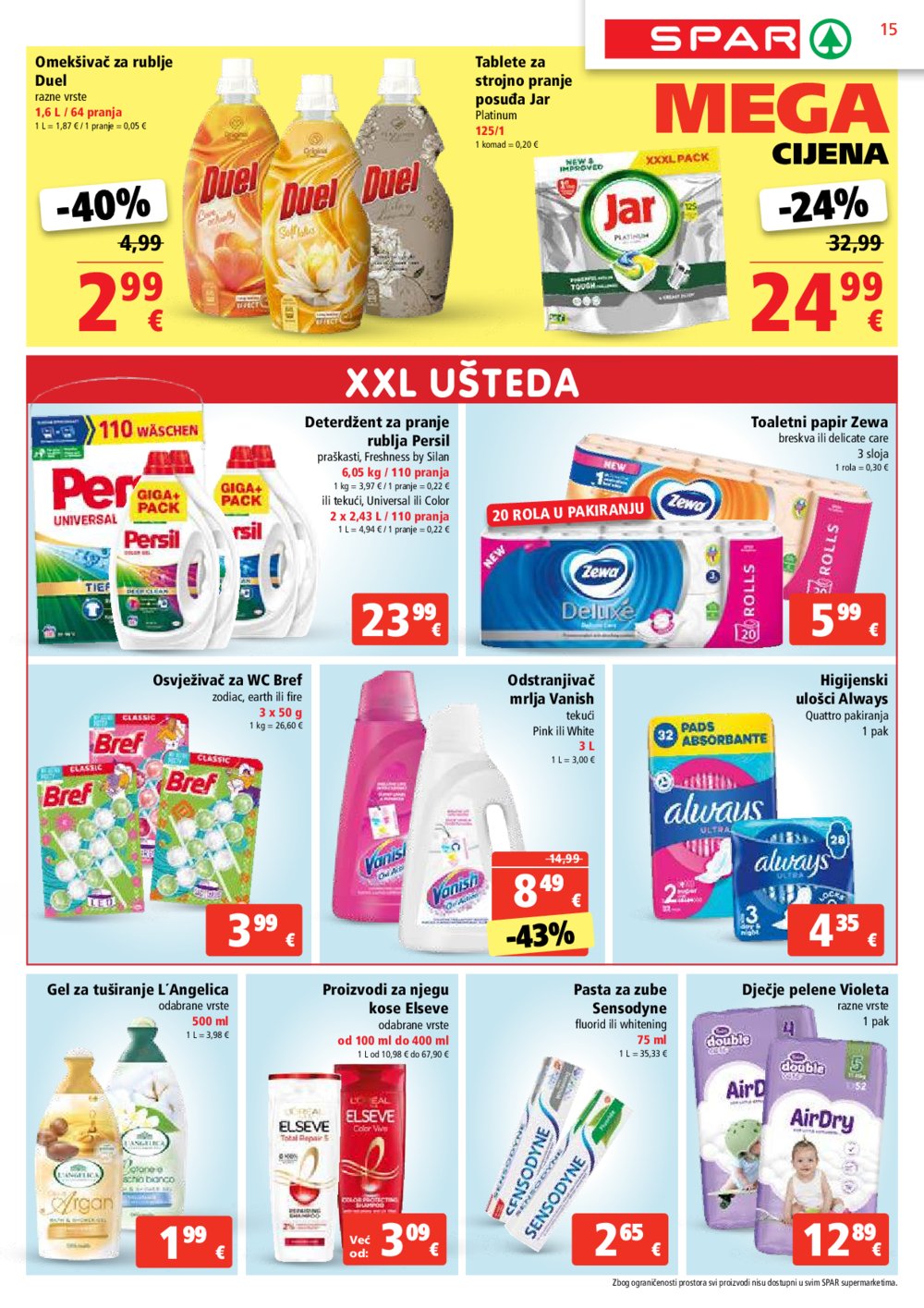 SPAR katalog Akcija 08.01.- 14.01. 2025.