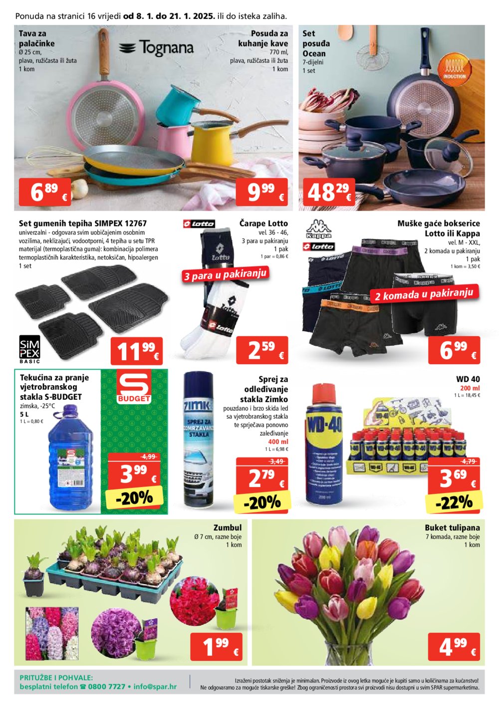 SPAR katalog Akcija 08.01.- 14.01. 2025.